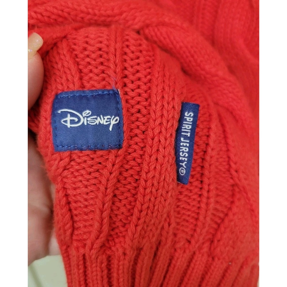 Walt Disney World Spirit Jersey Cable Knit Pullover Sweater Size XXL Rare 2X NWT - Picture 6 of 9
